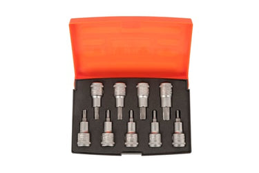 Bahco bitstoppesæt torx 1/2” 9dele T20-T60 - 1