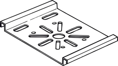 Montageplade horisontal GLO-4 varmgalvaniseret - 1