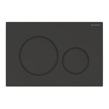 Geberit Sigma20 betjeningsplade mat sort - 1