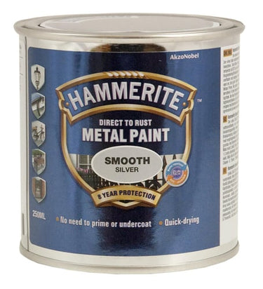 Hammerite Glat Sølv 250ml - 1
