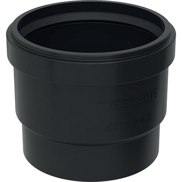 PEH stikmuffe Geberit 56 mm O-ring sort - 1