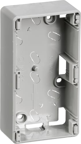 OPUS 66 underlag kombi 2 modul 34 mm højt lysegrå - 1