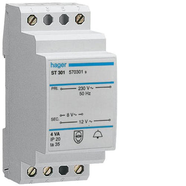 Ringetransformer 8VA 230/8/12V - 1