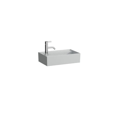 LAUFEN Kartell By LAUFEN asymmetrisk håndvask 46 x 28 cm mat grå - 1