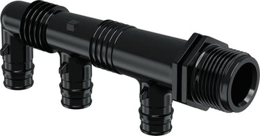 Uponor Q&E fordelerrør PPSU sort 3 x 16 mm - 1
