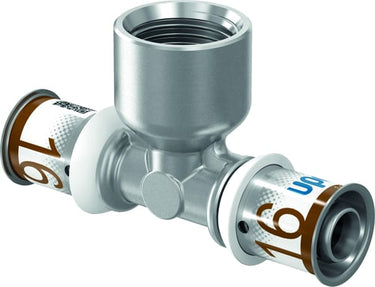 Uponor S-Press PLUS prestee muffe/muffe 16 mm x 1/2" - 1