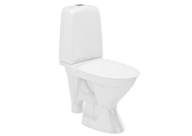 Ifö Spira toilet 6270 Rimfree åben S-lås 4/2 l hvid - 1