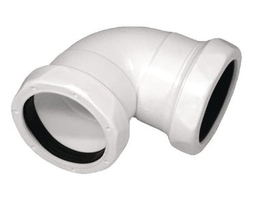 Purus vinkelkobling 90º hvid 32/32mm - 1