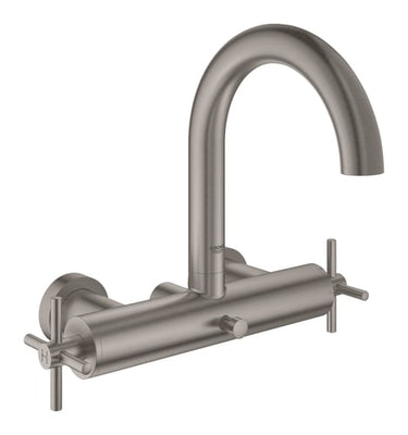 GROHE Atrio kar- og brusearmatur til væg udvendig SuperSteel - 1