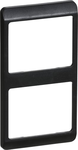 OPUS 66 ramme kombi 2 modul lodret koksgrå - 1