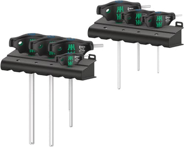 Wera 454/7 HF Set 1 Skruetrækkersæt Tværgrebs-skruetrækkere Hex-Plus Med Holdefunktion 7 Dele - 1