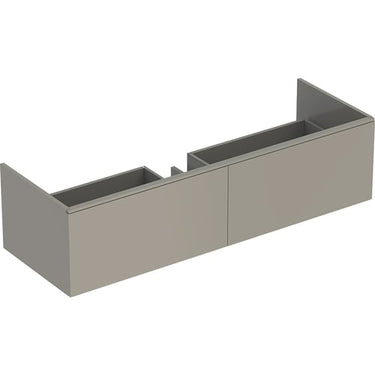 Geberit XENO² vaskeskab 1395x350x473mm m/2skuffer greige spånplade lak - 1