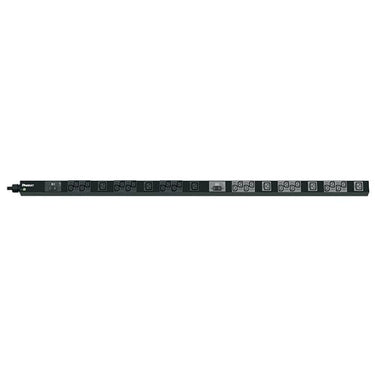 powerpanel basic Vertikal 230V/32A 24xC13+6xC19 med 3m ledning sort - 1