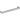 Ifö bøjlegreb t/møbel 201 x 9 x 28 mm hvid metal - 5