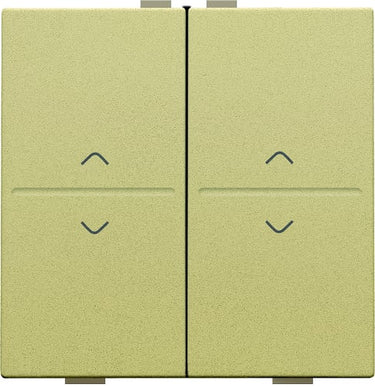 Tangent med pil symboler til 4-tryk gold coated - 1