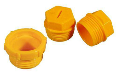 Gevindprop R 3/8"x19 PEHD gul - 1