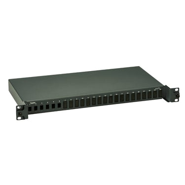 Actassi Fiberpatchpanel for 24xLC duplex (48 fiber) 1HE sort - 1