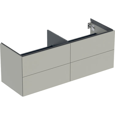 Geberit ONE underskab t/håndvask fire skuffer 1350 x 504 x 470 Greige mat - 1