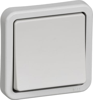 LK OPUS 74 afbryder 1-polet IP44 lysegrå - 1