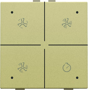 Ventilationstryk med LED gold coated NHC - 1