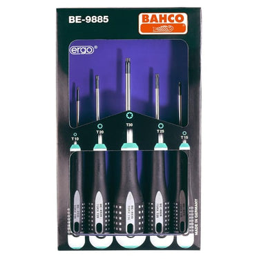 Bahco skruetrækkersæt 5dele TX BE-9885 - 1