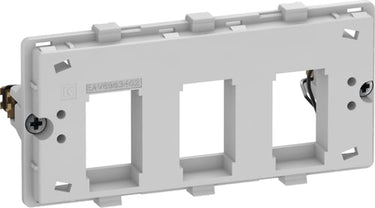 LK FUGA Dataudtag for 3x Keystone RJ45 (large) 2 modul indsats - 1