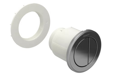 Geberit Omega10 betjeningsplade til mur guld/hvid - 1