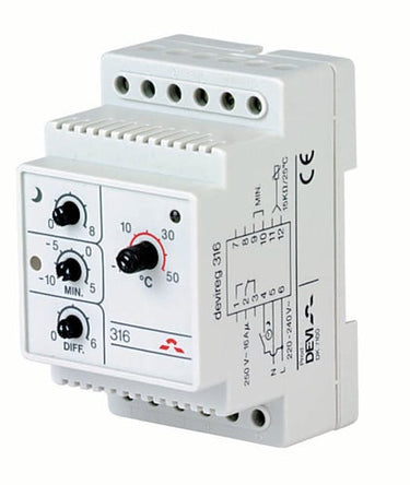 Thermostat devireg 316 -10°+50°C - 2C - 1