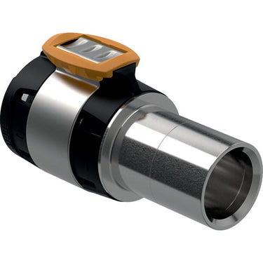 Geberit FlowFit overgang 63 x 54 mm t/Mapress CrNiMo-stål blank - 1