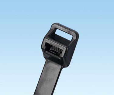 Kabelbinder opluk 12,7X510 sort i pakker á 100 styk - 1