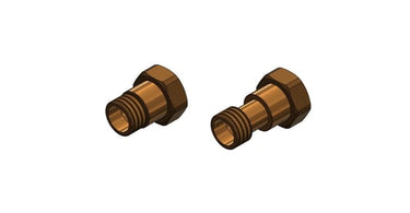 JCH forskruning type 2086 1/2" x 3/4" forskydelig 31,5-45 mm rødgods - 1