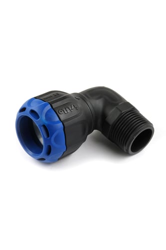 Isiflo Sprint vinkel med nippel 32 mm x 1" - 1