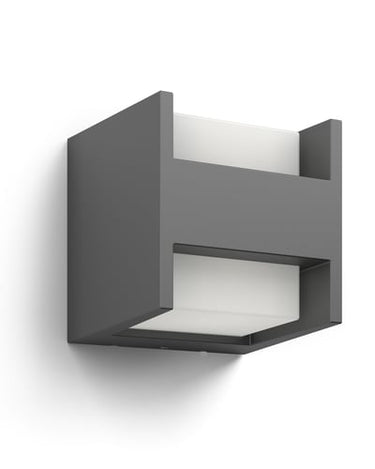 myGarden Arbour Væglampe Antracitgrå 2x4,5W 230V IP44 130mm - 1