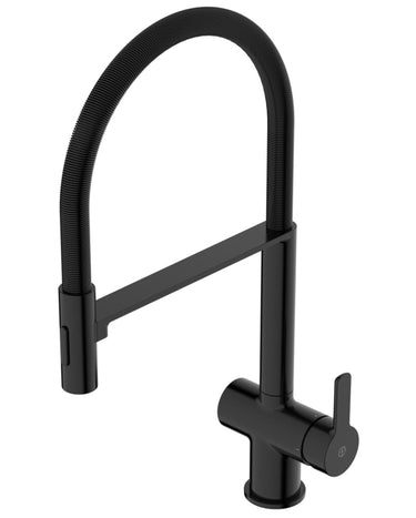 Gustavsberg Estetic køkkenarmatur m/udtrækstud 259mm mat sort - 1