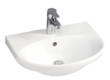 Gustavsberg 5550 Nautic håndvask C+ 50x38mm t/bolt/bæring - 1