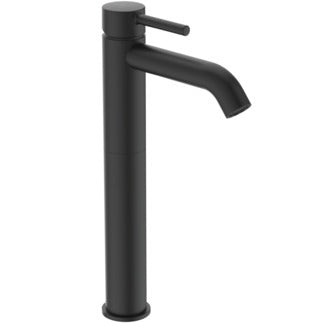 Ideal Standard Ceraline håndvaskarmatur m/træk-op bv Silk Black - 1