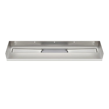 Unidrain Linie afløbsarmatur - bejdset rf stål 1001 700mm - 1