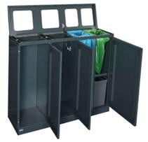 Affaldsstativer, beholdere og containere