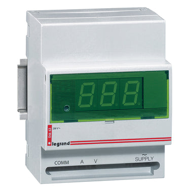 Ampere/voltmeter digitalt 0-8000A / 0-600V DIN-skinne - 1