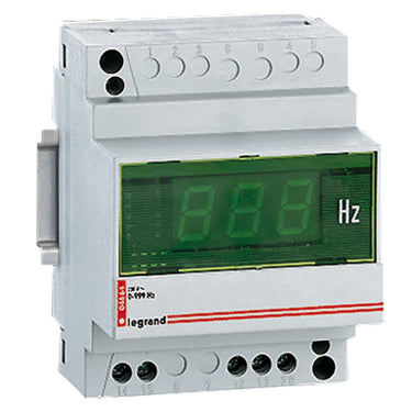 Digital frekvensmåler 10-100Hz 230V AC grøn LED display 3 tal - 1