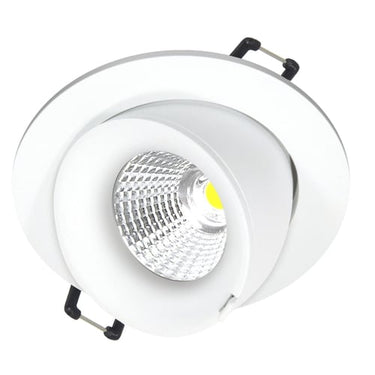 Velia Large Tilt LED Downlight DTW 1800K-3000K mat hvid rund - 1