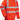 Regnjakke vinter flammehæmmende Hi-Viz orange str L - 1