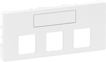 LK FUGA afdækning for dataudtag for 3x Actassi RJ45 2 modul hvid - 1