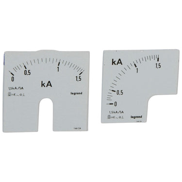 Måleskive for analogmåler 014600/01 med aflæsningværdi 0-1500A - 1