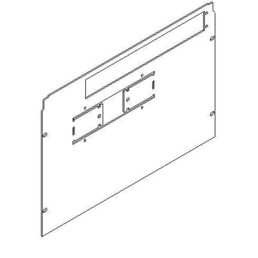 Tabula montage plade for q-box 13X2M - 1