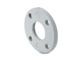 Løsflange m/ epoxy RAL7035 alu EN 1092-1 Type 02A PN10 DN 250 - 254-256 mm - 1