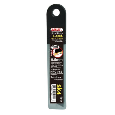 Knivblad Assist 18mm sortcoatede - 1