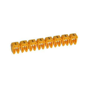 Legrand ledningsmærke CAB3 38273 0,5-1,5MM² minus gul P300 - 1