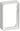 FUGA ramme Baseline 50 1,5 modul 21 mm høj hvid - 1