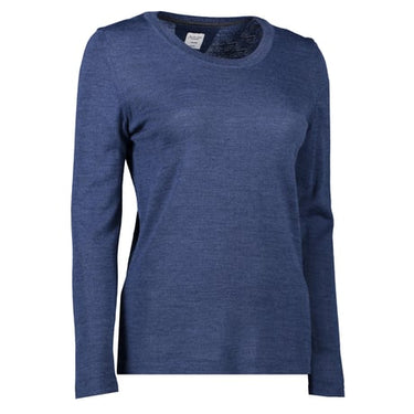 Seven Seas the knit dame S640 blå melange str 2XL - 1